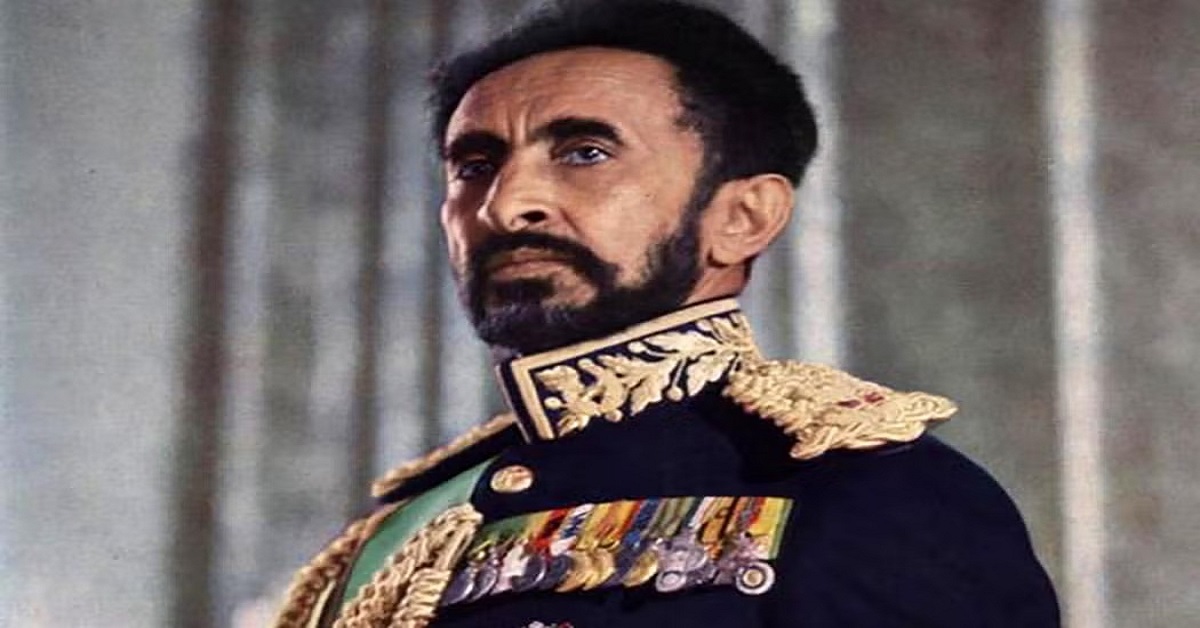 En la foto, el emperador etíope Haile Selassie