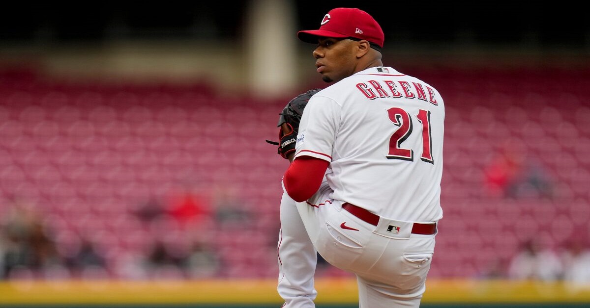 En la foto, el lanzador de los Rojos de Cincinnati Hunter Green