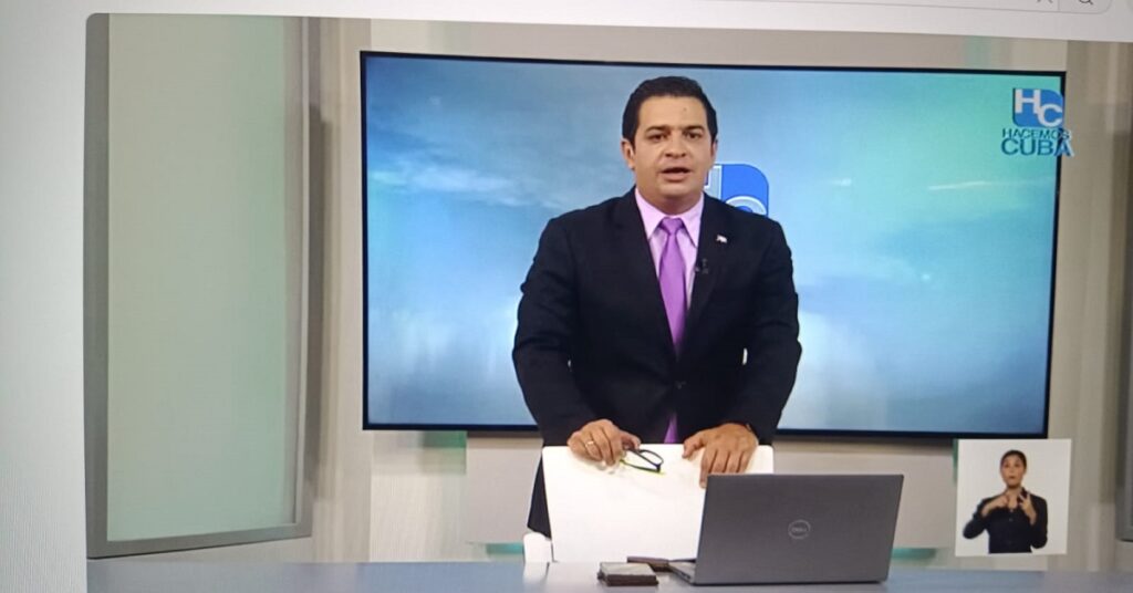 En la foto, El programa Hacemos Cuba, donde comienza la cacería de brujas