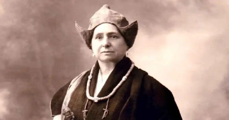 En la foto, Alexandra David-Néel