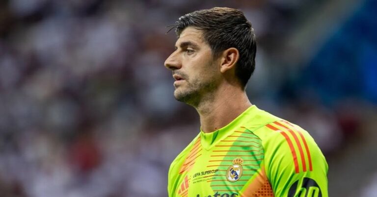 En la foto, el arquero del Real Madrid Thibaut Courtois