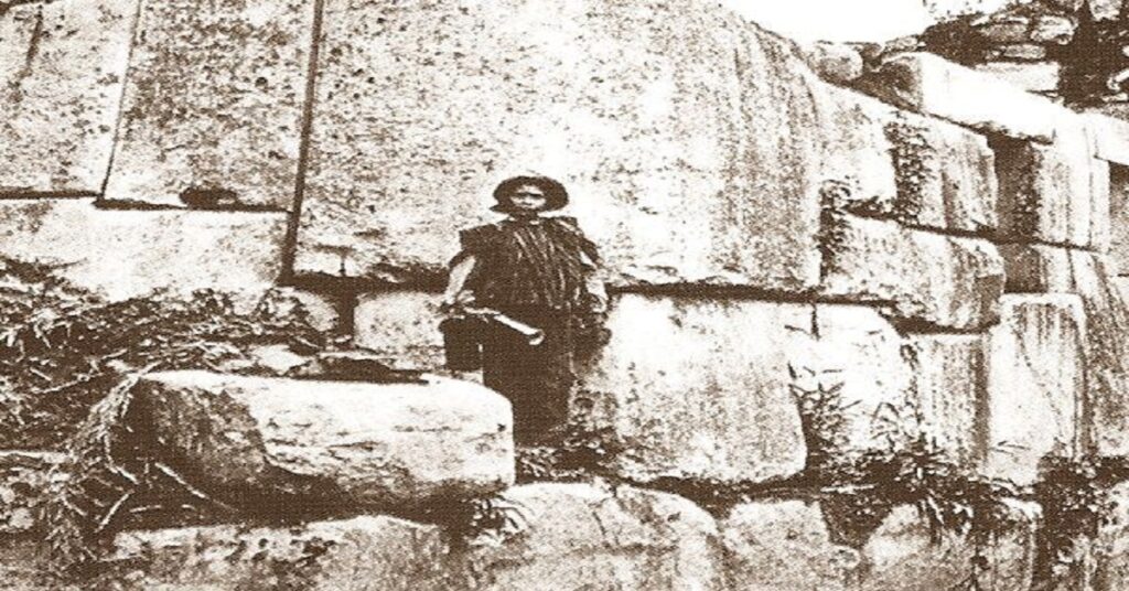 En la foto, Pablito Álvarez en Machu Pichu