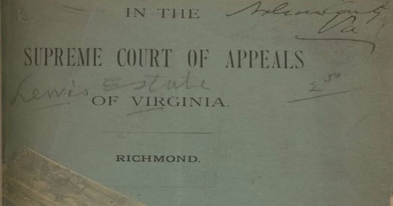 En la foto, carátula del dictamen de la Corte de Apelaciones de Richmond, Virginia