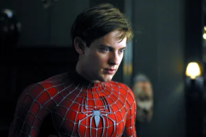 En la foto, el actor estadounidense Tobey Maguire