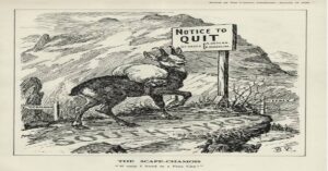 En la foto, un grabado alegórico a Tirol del Sur