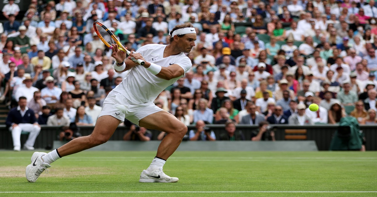 En la foto, Rafa Nadal en Wimbledom