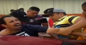 En la foto, detención de Oscar Casanella