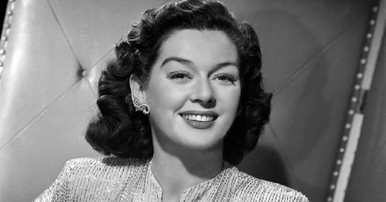 En la foto, la fallecida actriz estadounidense Rosalind Russell