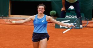 En la foto, la tenista francesa Loïs Boisson