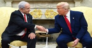 En la foto, Donald Trump y Benjamin Netanyahu