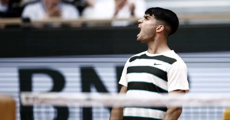 En la foto, el español Carlos Alcaraz