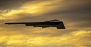 En la foto, bombardero B-2, el avión con el que EEUU atacó Irán