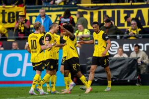 En la foto, el Borussia Dortmund alemán