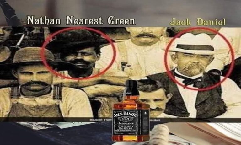 En la foto, Nathan "Nearest" Green y Jack Daniel