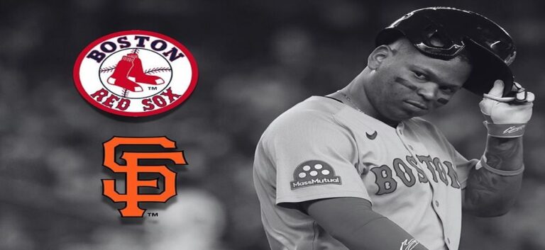 En la foto, Rafael Devers