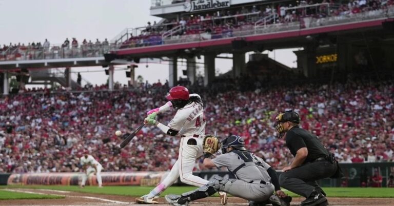En la foto, el dominicano Elly de la Cruz