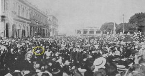 En la foto, multitudinario sepelio de Máximo Gómez