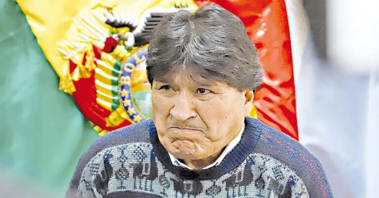 En la foto, Evo Morales, ex presidente de Bolivia