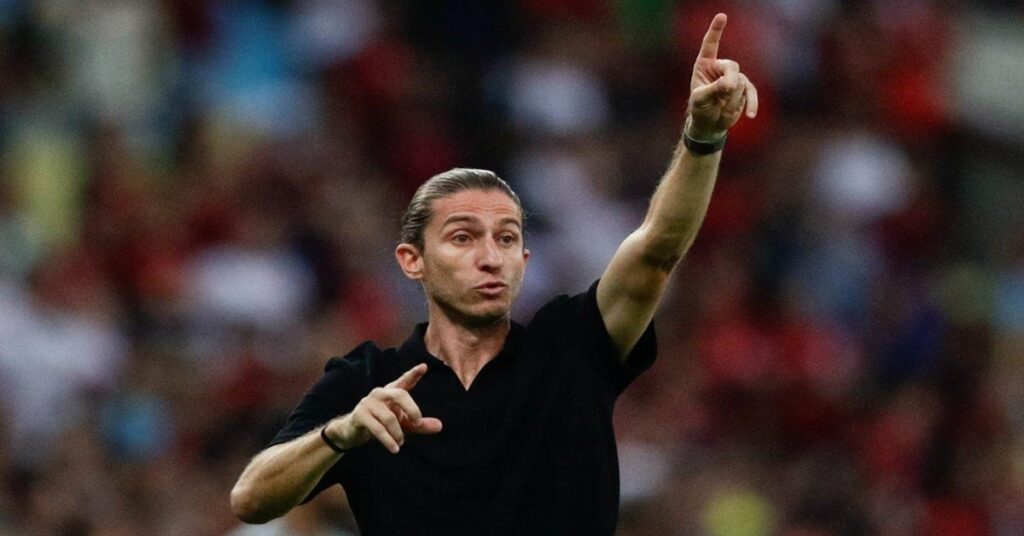 En la foto, Filipe Luis, entrenador del Flamengo