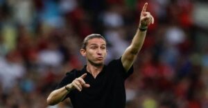 En la foto, Filipe Luis, entrenador del Flamengo