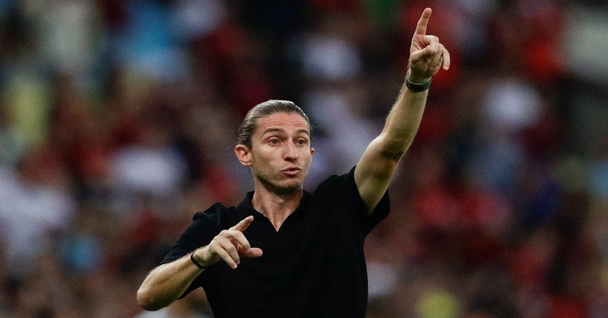En la foto, Filipe Luis, entrenador del Flamengo