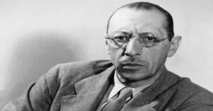 En la foto, Igor Stravinsky