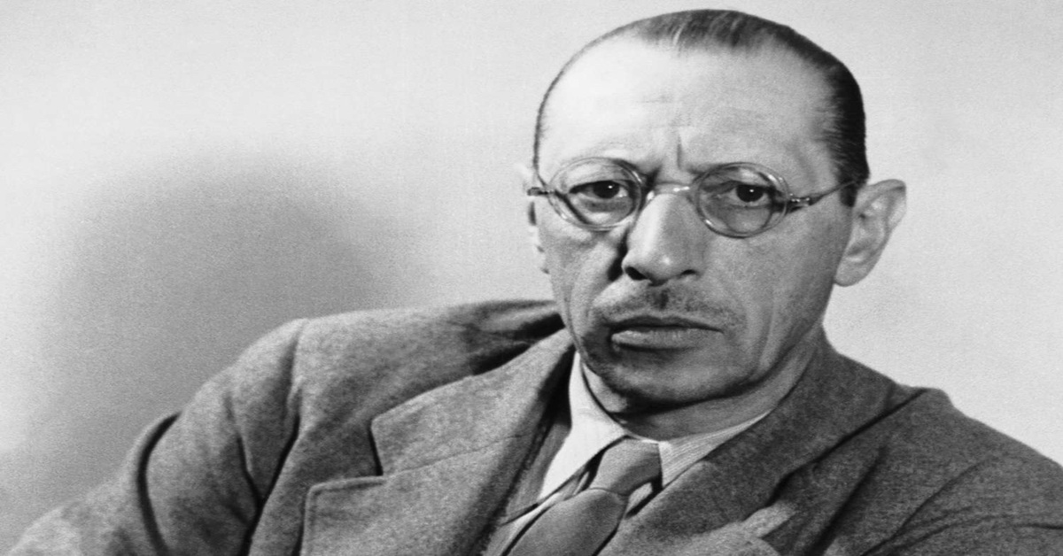 En la foto, Igor Stravinsky