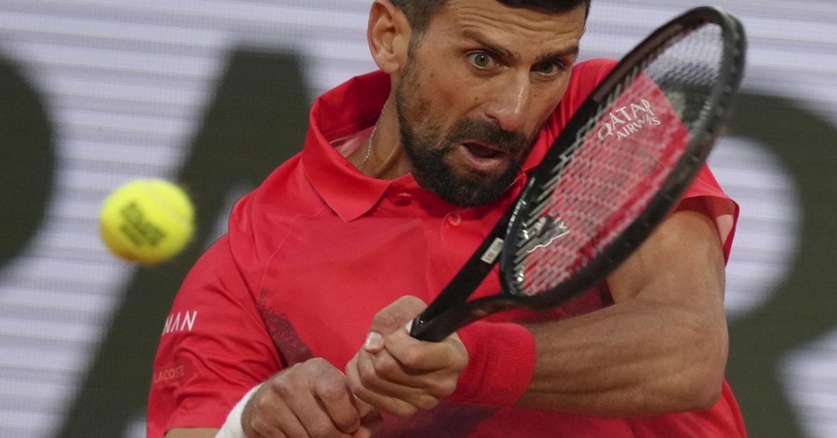En la foto, Novak Djokovic