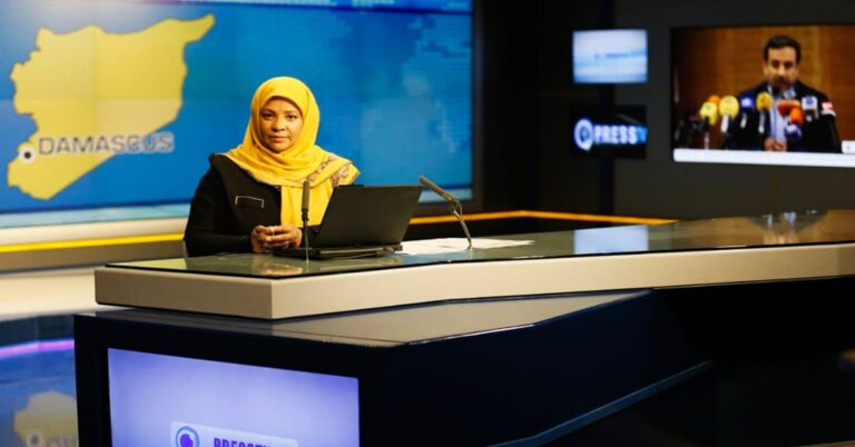 En la foto, Press TV