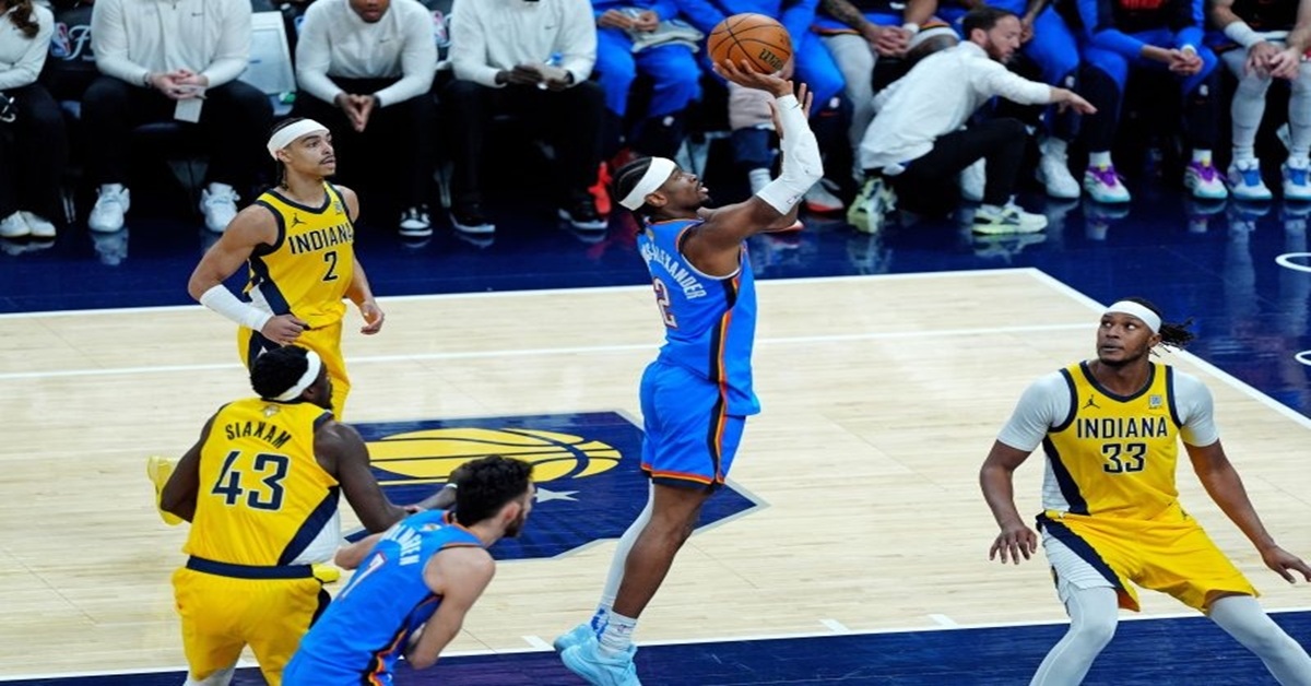 En la foto, Shai Gilgeous-Alexander, la gran estrella de Thunder ante Pacers