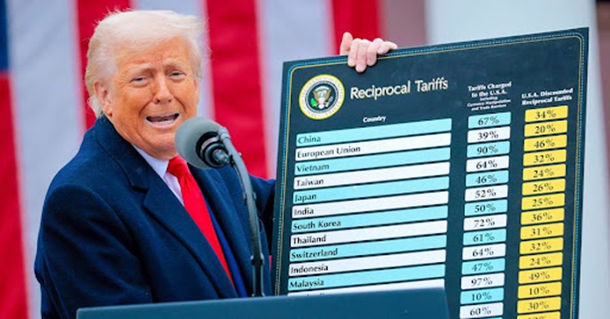 En la foto, Donald Trump