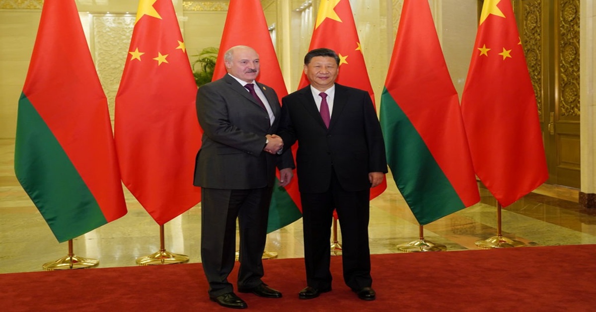 En la foto, Xi Jinping y Alexander Lukashenko en Beijing