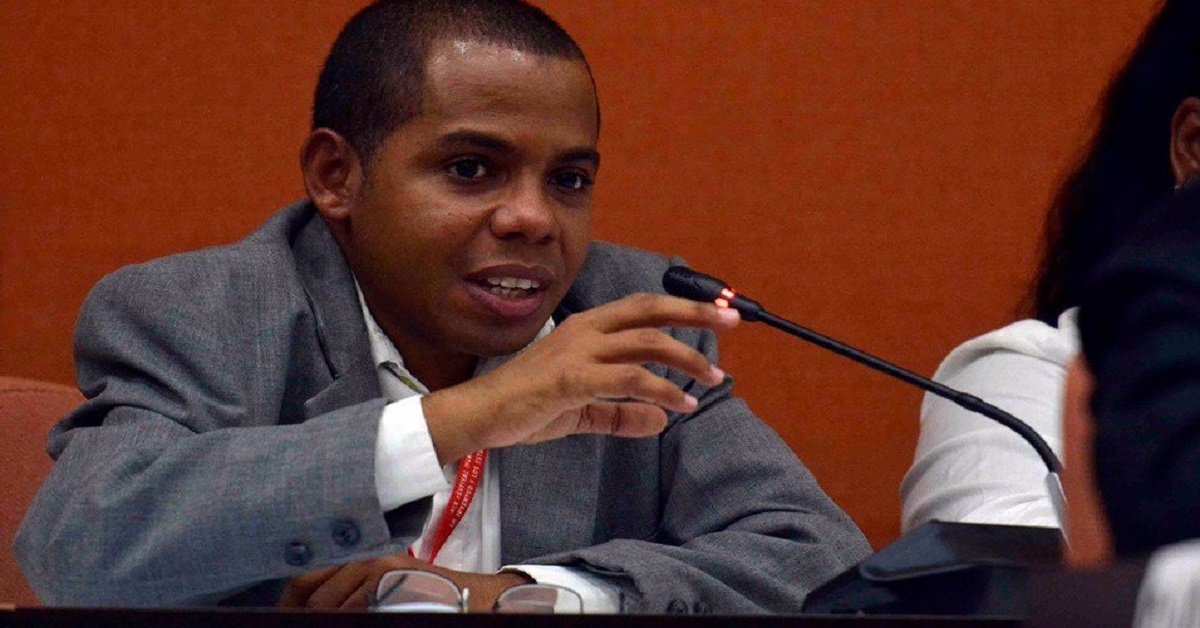 En la foto, Yusuam Palacios, diputado a la Asamblea Nacional