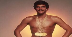 En la foto, Mark Spitz durante los Juegos de Múnich 1972