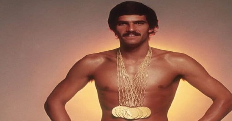 En la foto, Mark Spitz durante los Juegos de Múnich 1972