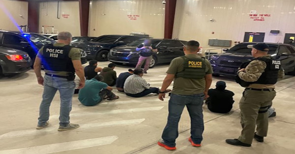 En la foto, redada antimigrantes en Miami