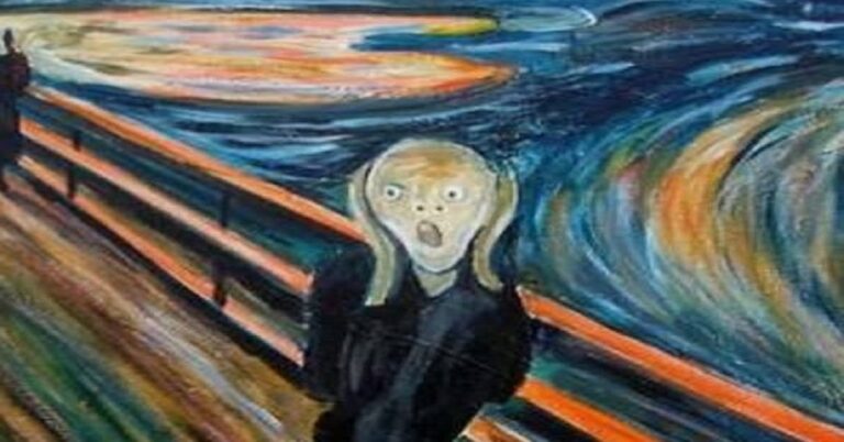 En la foto, una pintura cubana