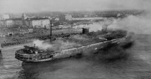 En la foto, el SS Morro Castle