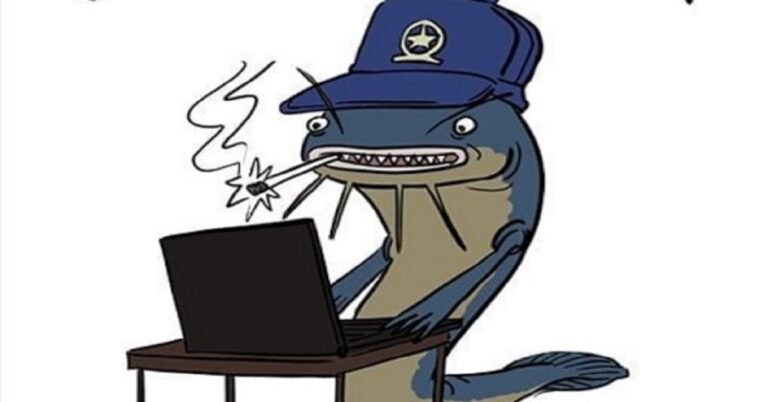 En la foto, un dibujo de una ciberclaria