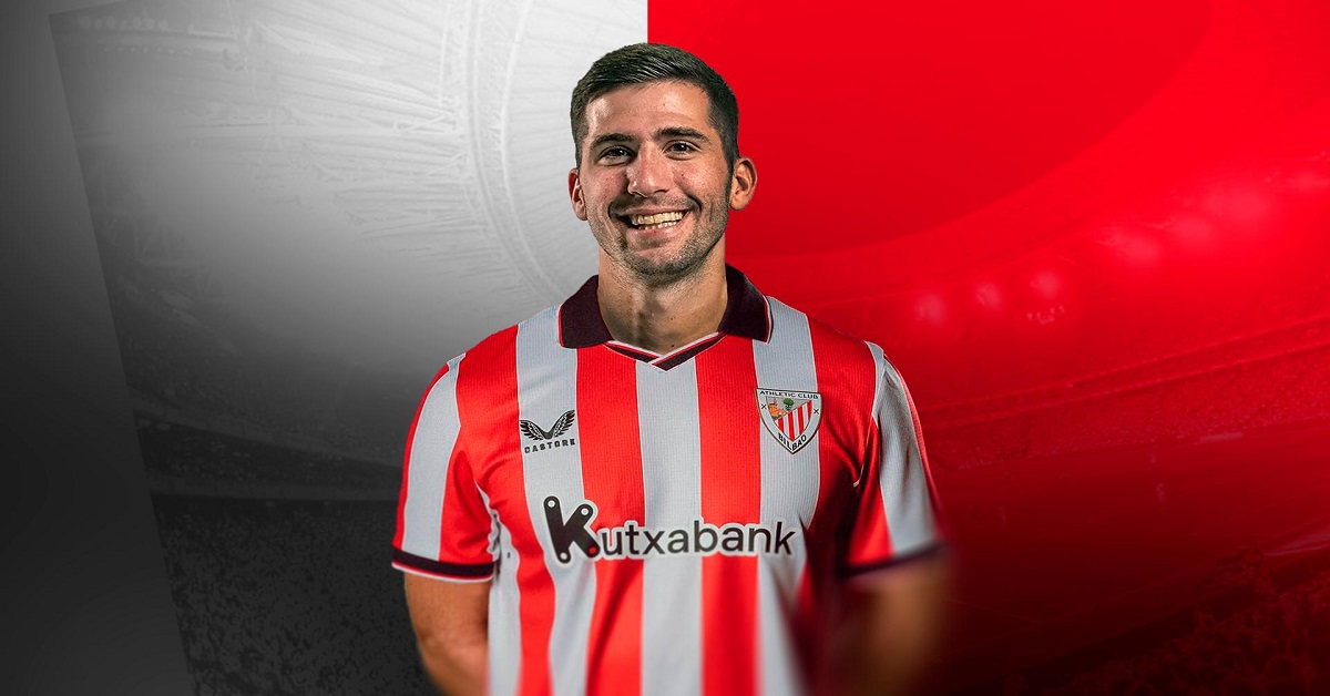 En la foto, Jesus Areso, nuevo jugador del Athletic Club