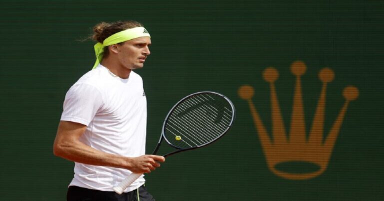 En la foto, el tenista alemán Alexander Zverev