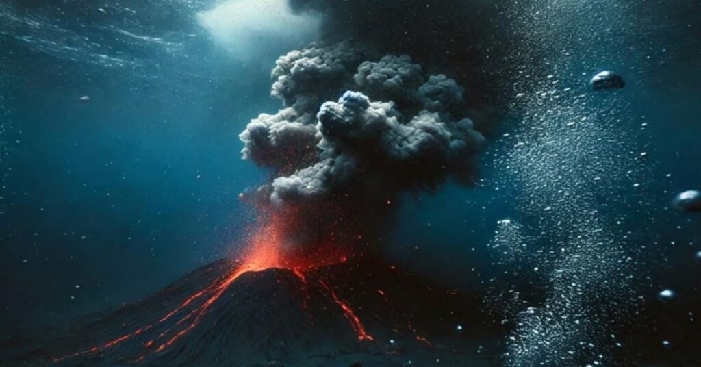 En la foto, el monte Axial, volcán Submarino