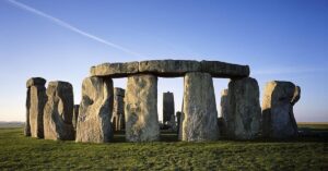 En la foto, el monumento megalítico de Stonehenge