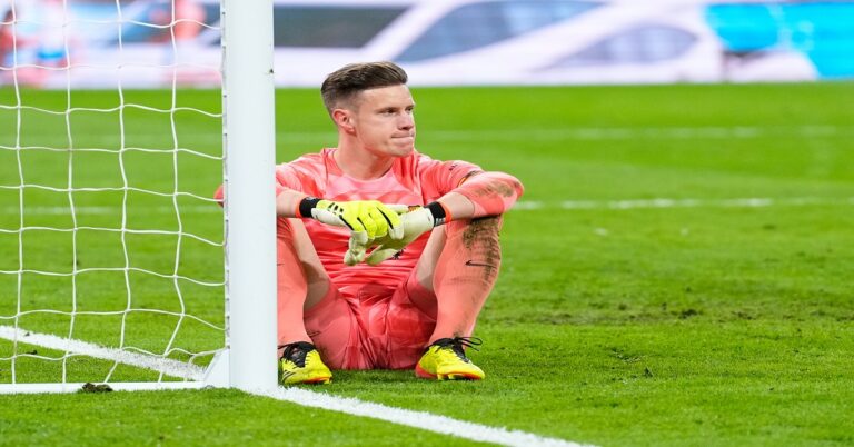 En la foto, el arquero alemán Marc André Ter Stegen