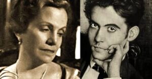 En la foto, Dulce María Loynaz y Federico García Lorca