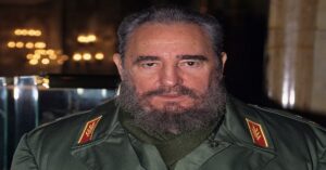 En la foto, Fidel Castro