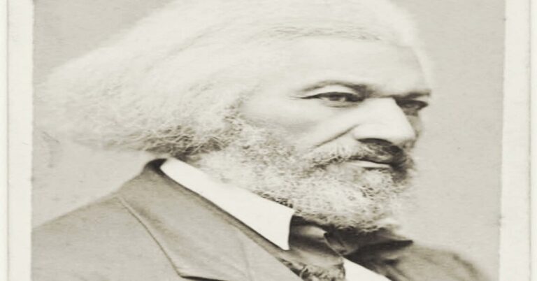 En la foto, Frederick Douglass