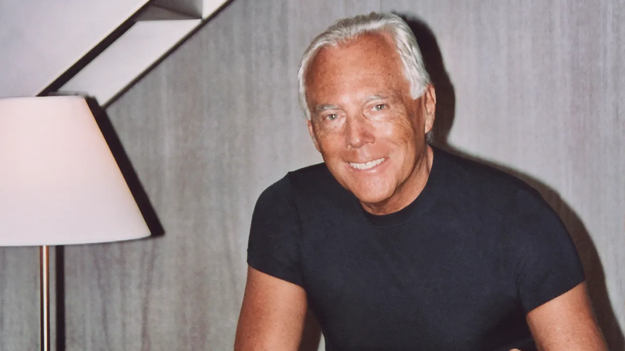 En la foto, Giorgio Armani