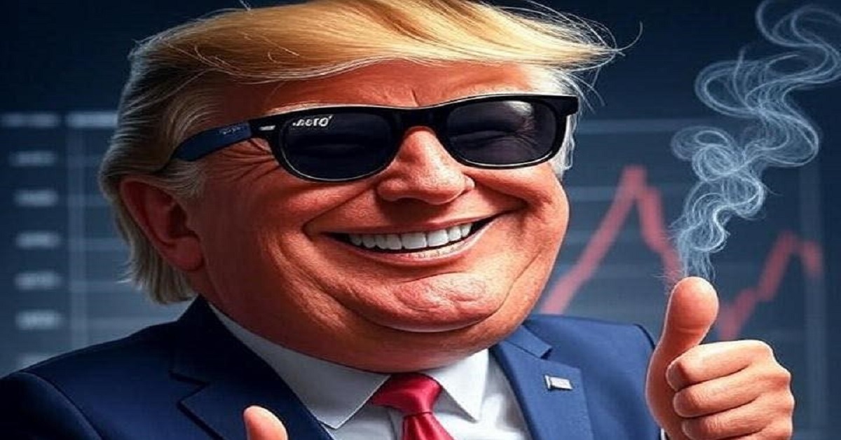 En la foto, una imagen de Ai de Donald Trump