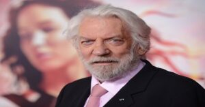 En la foto, Donald Sutherland